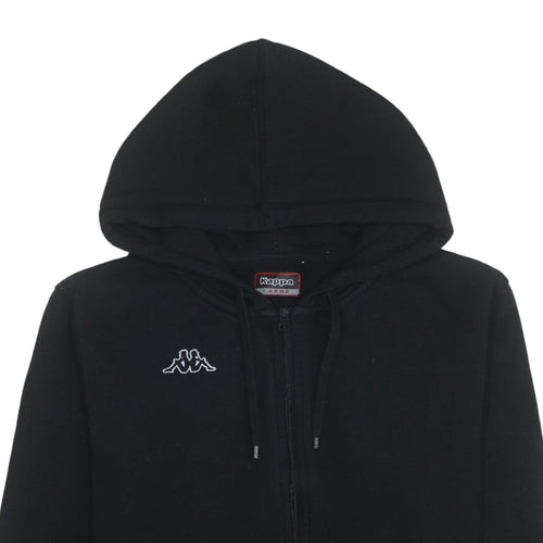 Kappa Men's Black Full Zip Hoodie Size L Sportswear