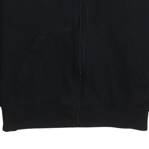 Kappa Men's Black Full Zip Hoodie Size L Sportswear
