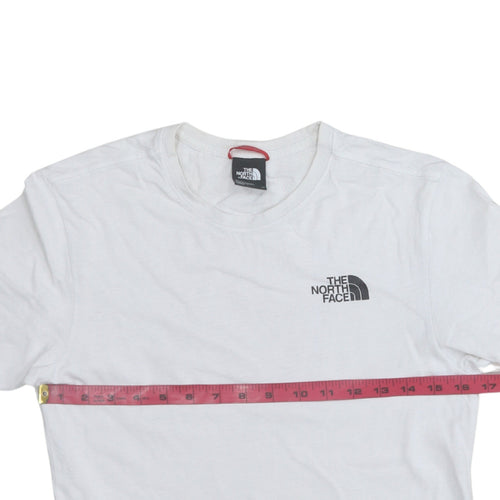 The North Face Men's White XS Graphic Logo Crew Neck T-Shirt