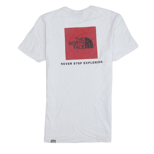 The North Face Men's White XS Graphic Logo Crew Neck T-Shirt