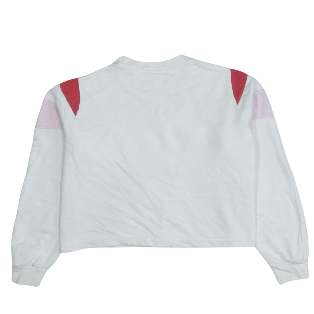 Levi's Women White Red Colourblock Pullover Sweatshirt L
