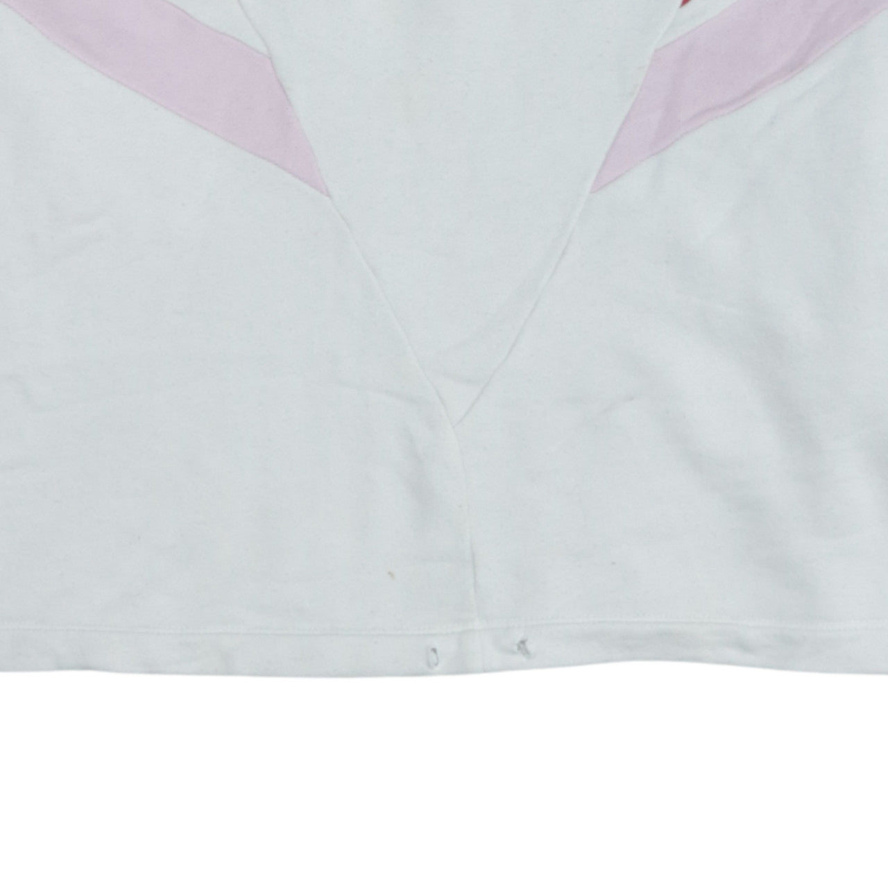 Levi's Women White Red Colourblock Pullover Sweatshirt L