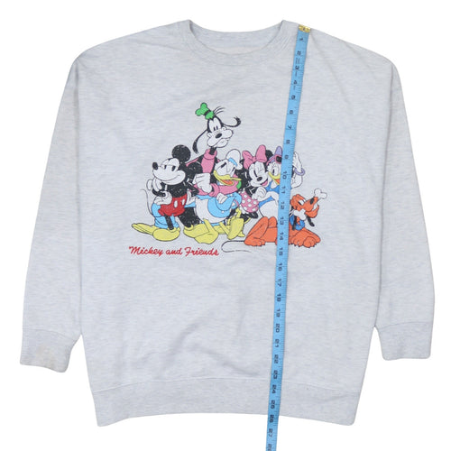 Primark Disney Women Grey L Sweatshirt Mickey & Friends Pullover