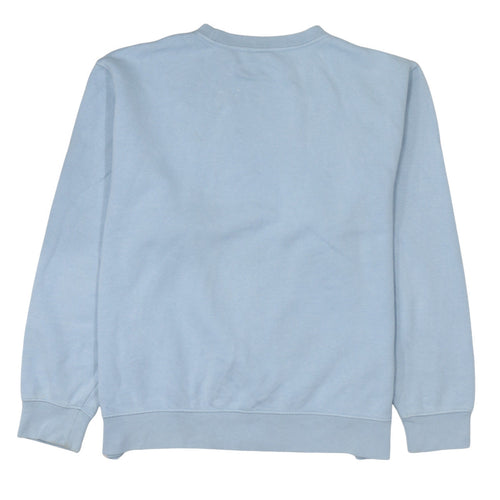 Nike Women Light Blue Crew Neck Pullover Sweatshirt Size L