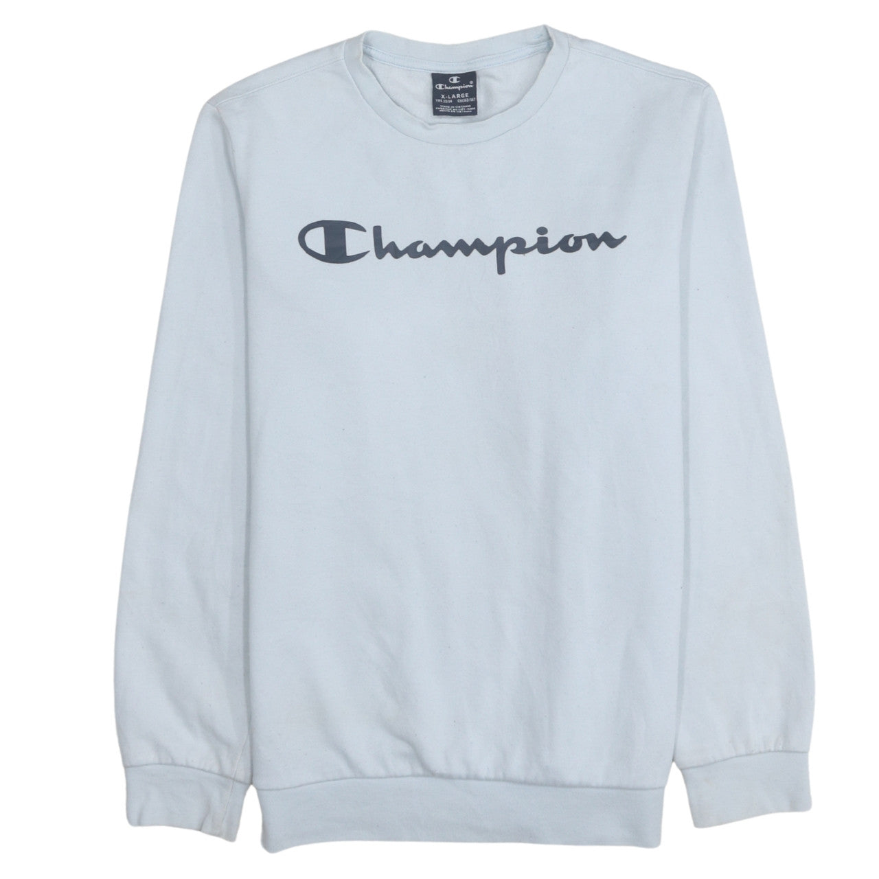 Champion Girls White Logo Pullover Sweatshirt 13-14 Years