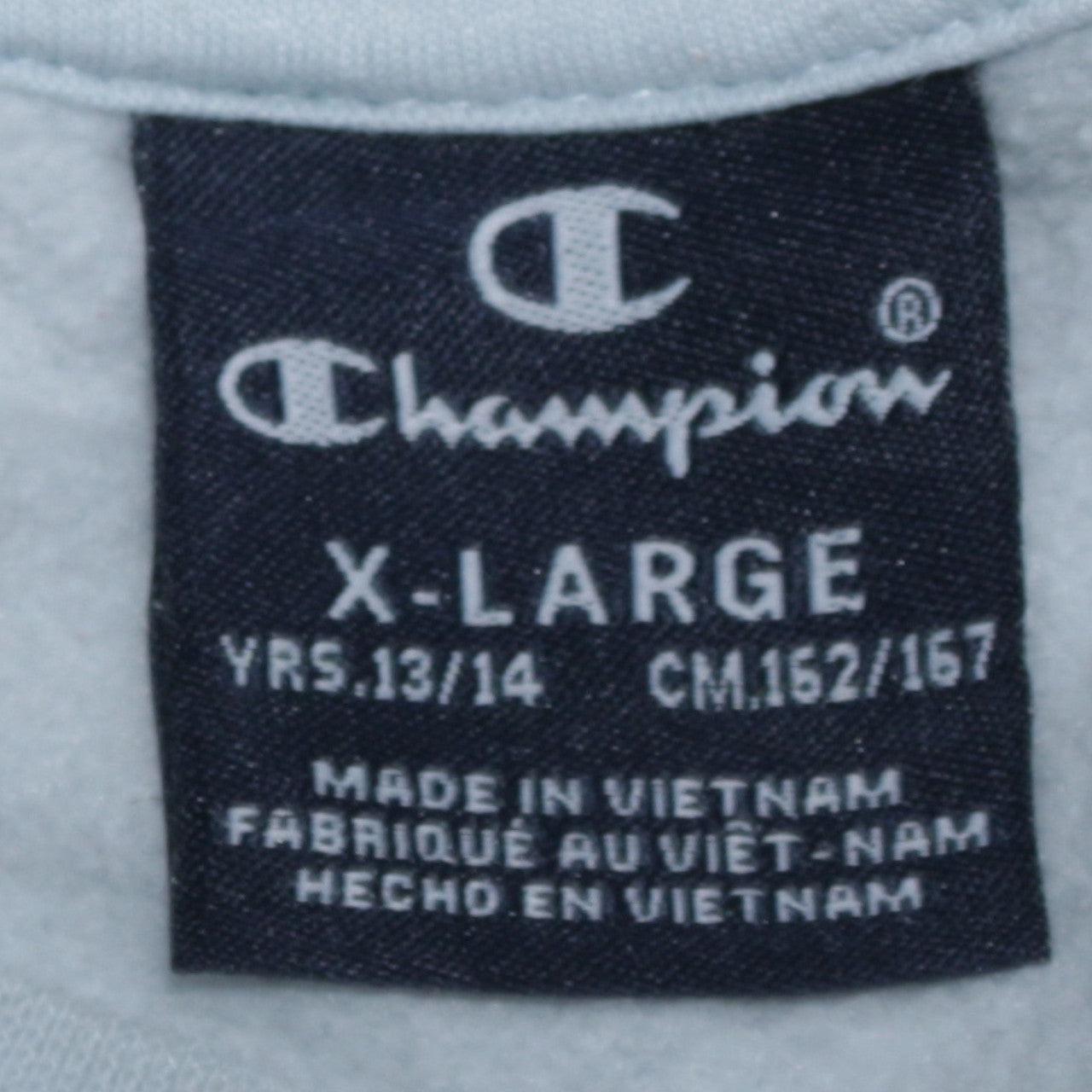 Champion Girls White Logo Pullover Sweatshirt 13-14 Years