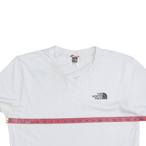 The North Face Mens White Crew Neck Cotton T-Shirt XS