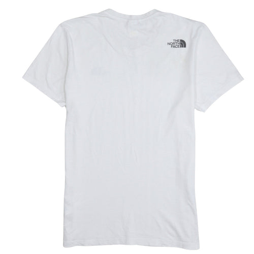 The North Face Mens White Crew Neck Cotton T-Shirt XS