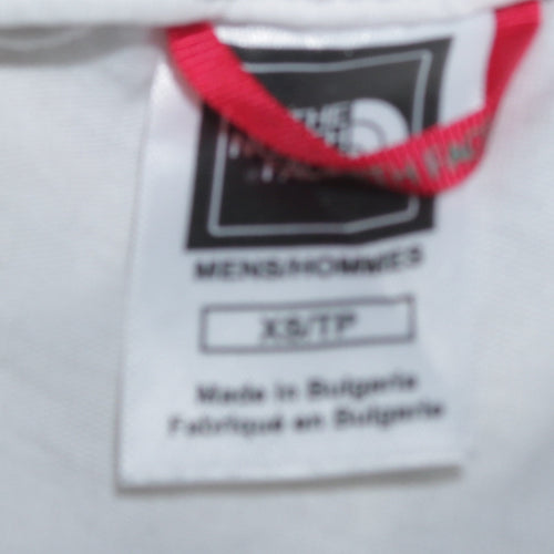 The North Face Mens White Crew Neck Cotton T-Shirt XS
