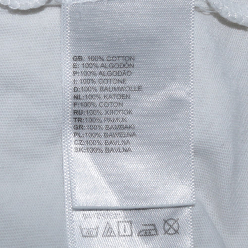 The North Face Mens White Crew Neck Cotton T-Shirt XS