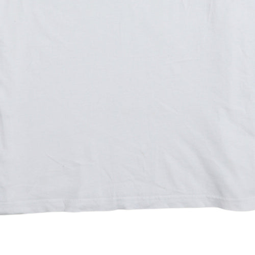 The North Face Mens White Crew Neck Cotton T-Shirt XS