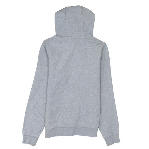 Nike Men's Grey Pullover Hoodie S Regular Fit Fleece Sweatshirt
