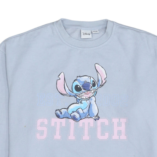 Disney x Primark Women’s Blue Stitch Sweatshirt UK 10/12