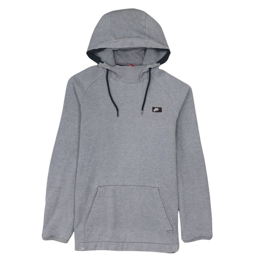Nike Men's Grey Pullover Hoodie Small Regular Fit Sportswear