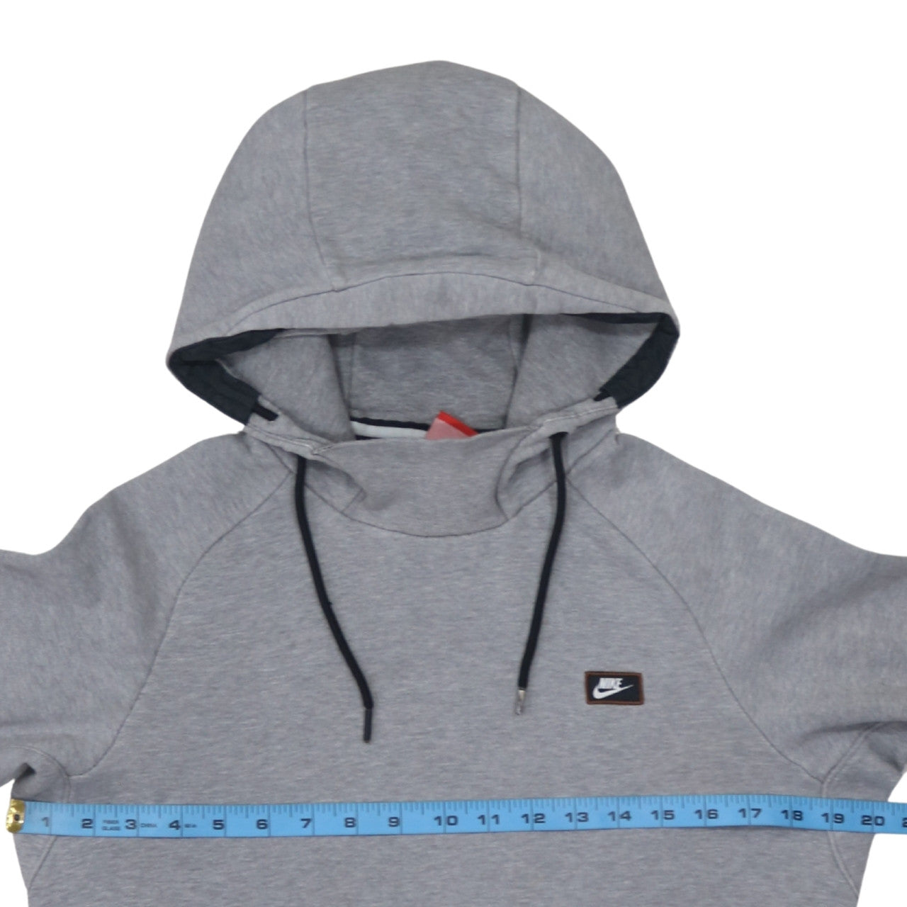 Nike Men's Grey Pullover Hoodie Small Regular Fit Sportswear
