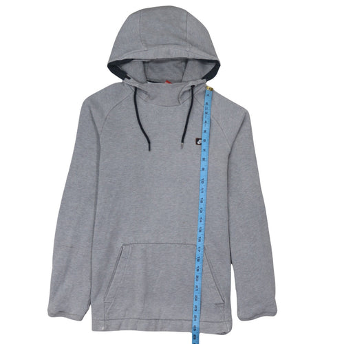 Nike Men's Grey Pullover Hoodie Small Regular Fit Sportswear