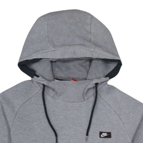 Nike Men's Grey Pullover Hoodie Small Regular Fit Sportswear