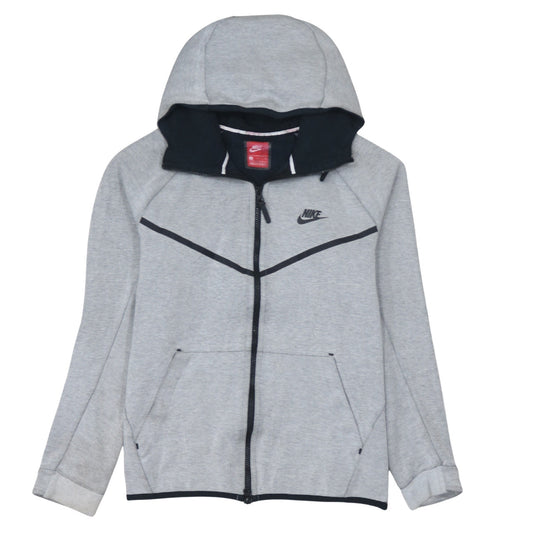 Nike Mens Grey Full Zip Hoodie M Lightweight Sportswear