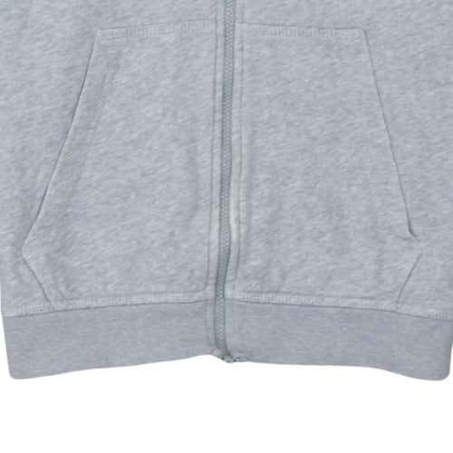 Nike Men's Grey Full Zip Hoodie M Sports Fleece Sweatshirt