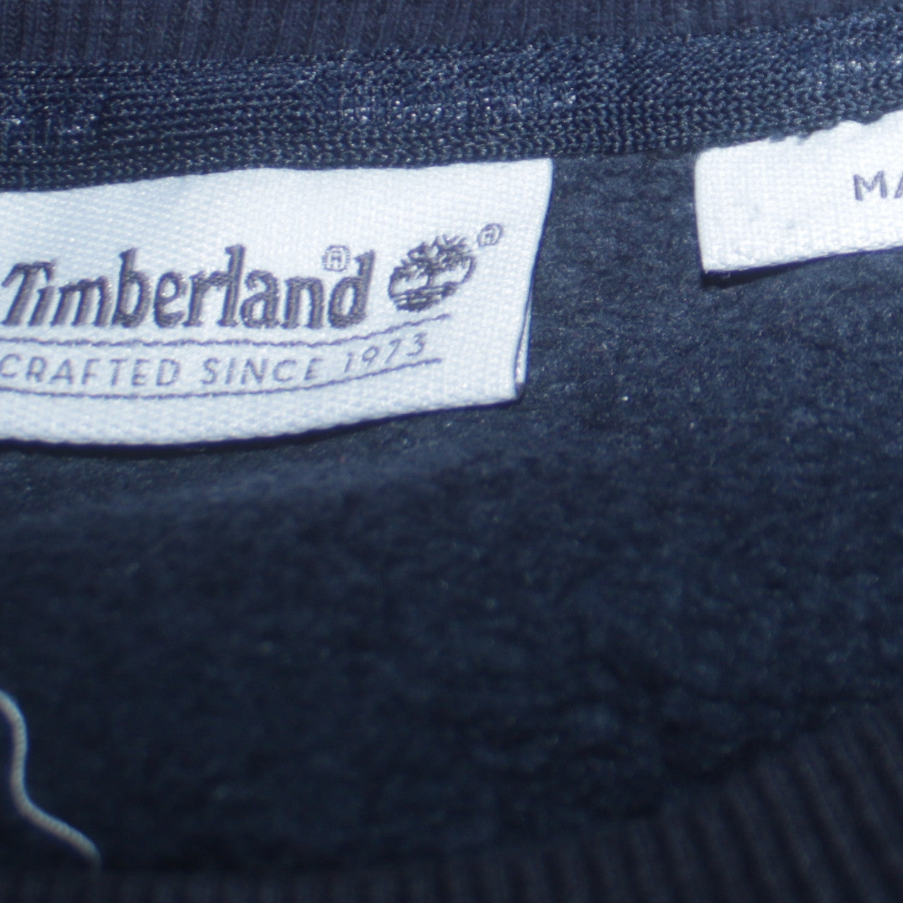 Timberland Men’s Blue Crew Neck Cotton Sweatshirt Size M