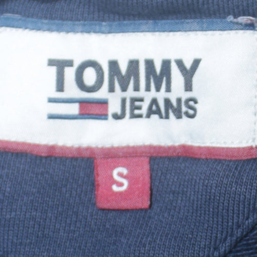 Tommy Jeans Men's Blue Crew Neck Logo Sweatshirt Size S