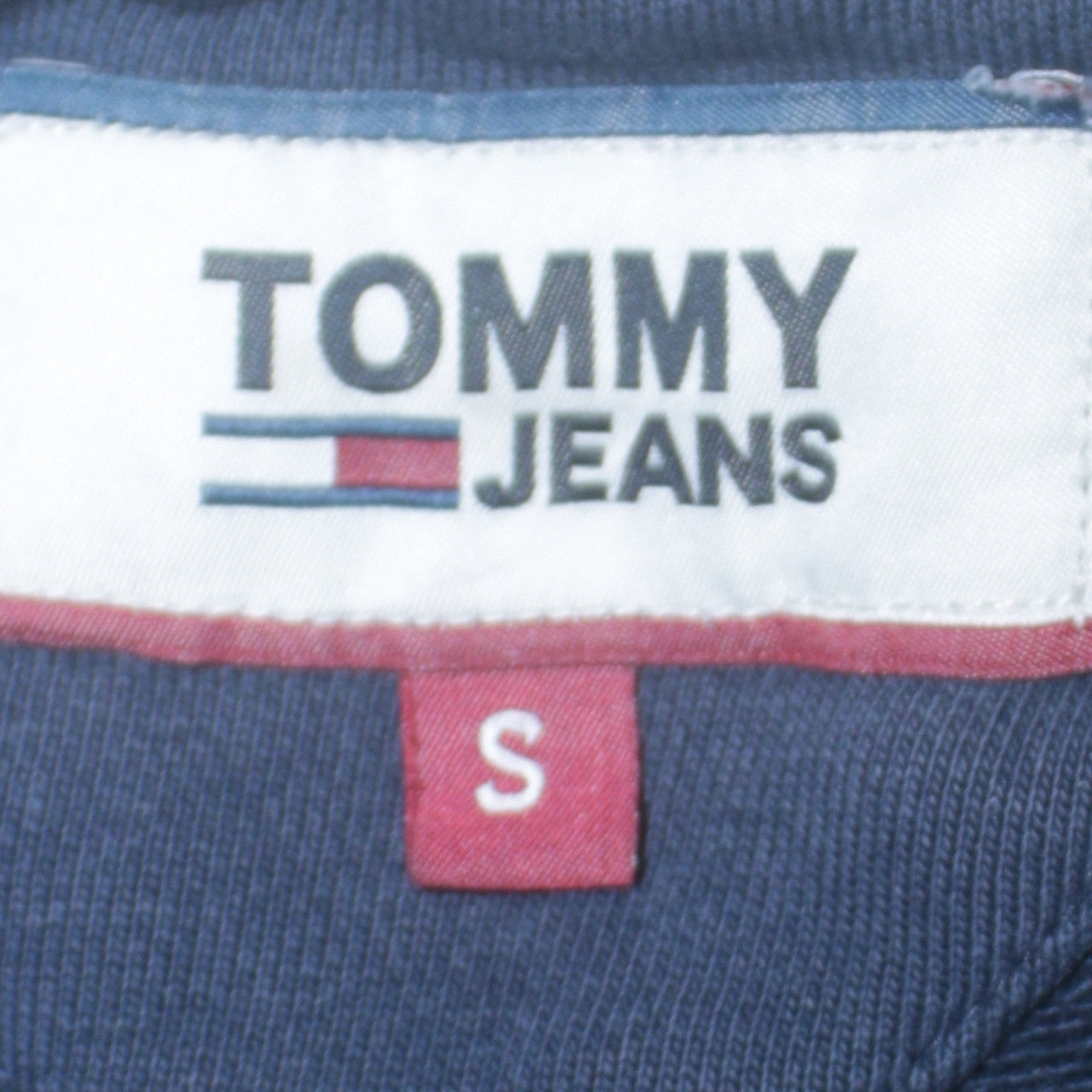 Tommy Jeans Men's Blue Crew Neck Logo Sweatshirt Size S