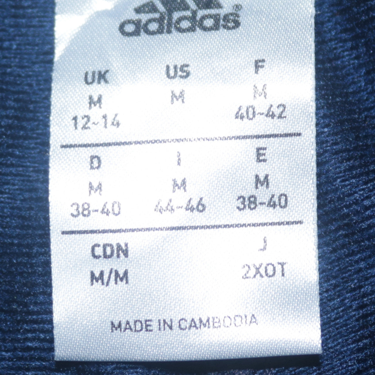 Adidas Womens Blue Track Pants M 12-14 Side Stripe Sportswear