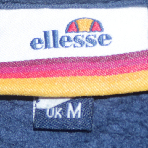 Ellesse Mens Navy Pullover Hoodie M Logo Graphic Hooded Sweatshirt
