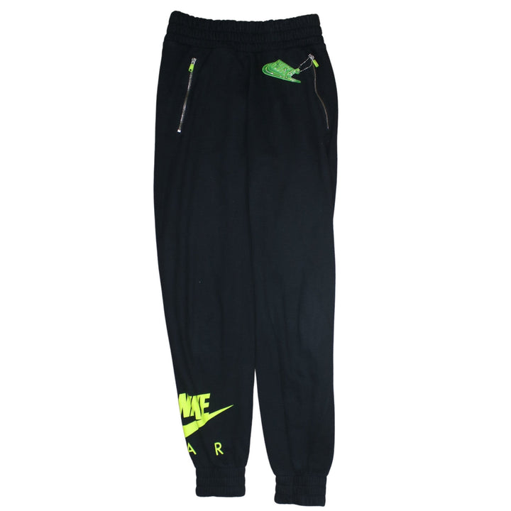 Nike Men's Black XS Jogger Sweatpants with Neon Details