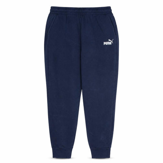 Front view of Puma Men's Blue XL Jogger Sweatpants Fleece Activewear Trousers