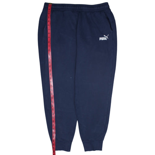 Puma Men's Blue XL Jogger Sweatpants Fleece Activewear Trousers