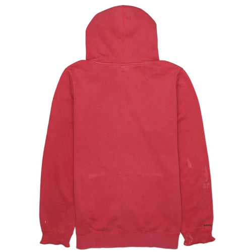 Under Armour Men's Red Pullover Hoodie Small Loose Fit Sportswear