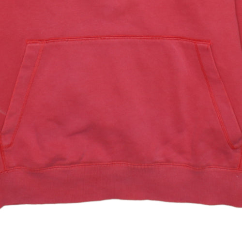 Under Armour Men's Red Pullover Hoodie Small Loose Fit Sportswear