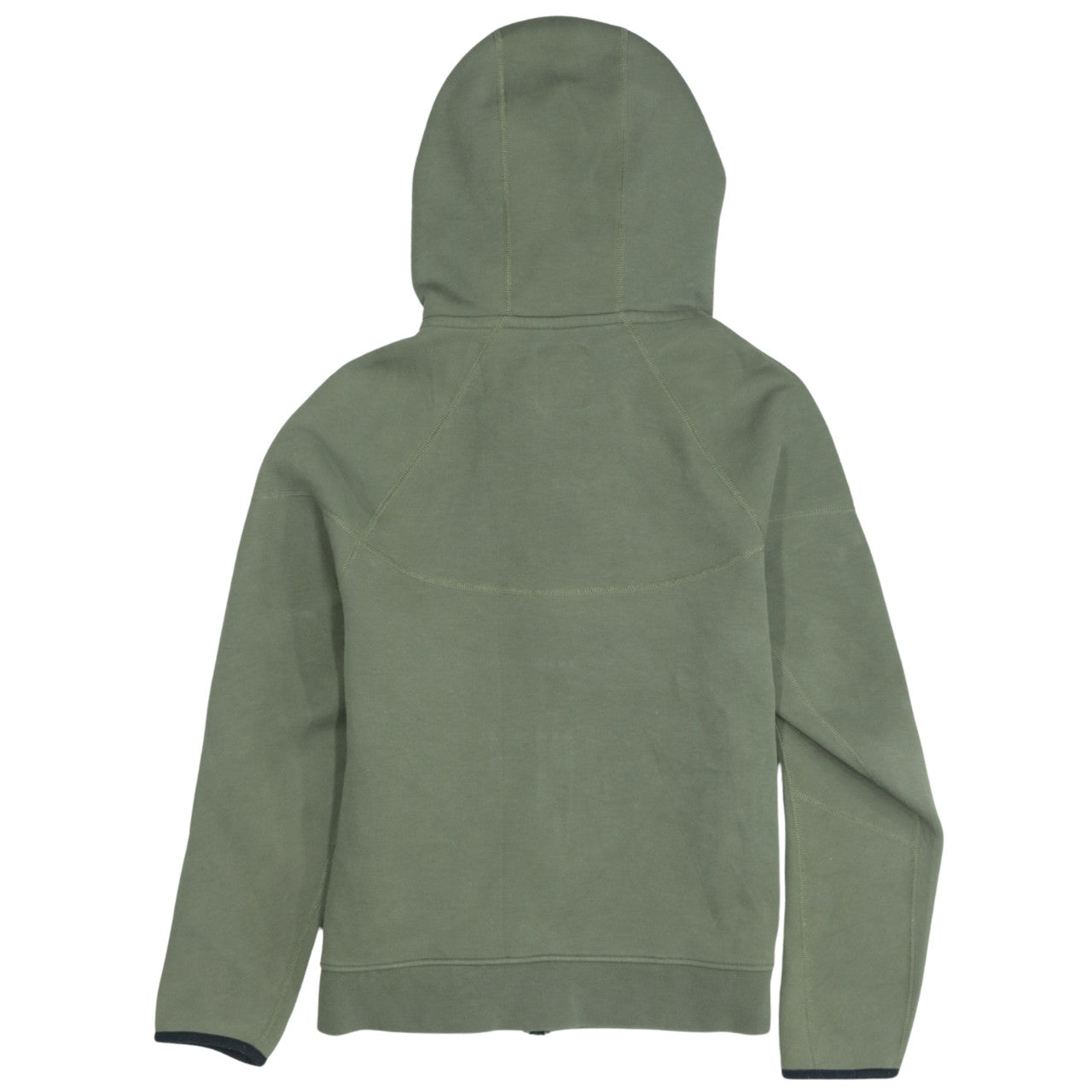 Nike Boys Green Full Zip Hoodie XL 158-170cm Cotton Blend Sweatshirt