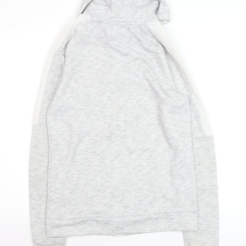Kings Will Dream Men's Grey Full Zip Hoodie Size S Lightweight Cotton Blend