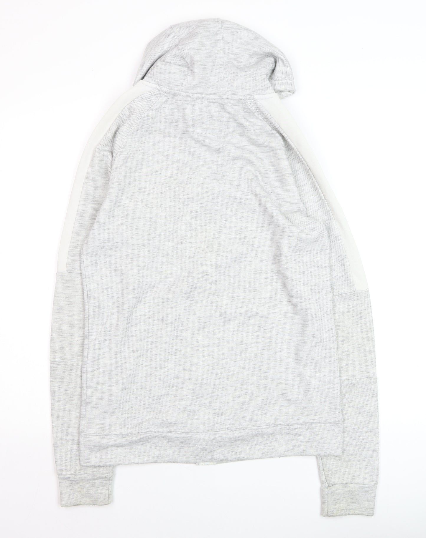 Kings Will Dream Men's Grey Full Zip Hoodie Size S Lightweight Cotton Blend
