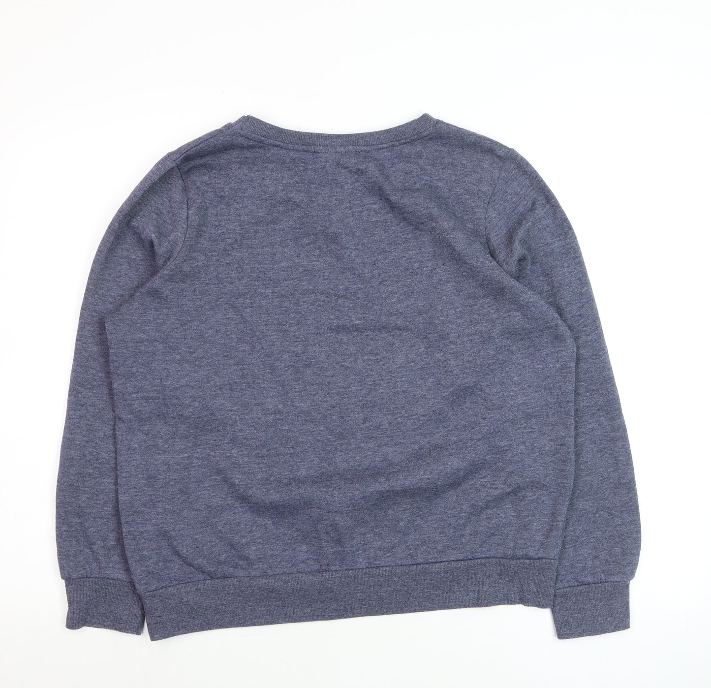 Disney Boys Blue Stitch Sweatshirt Medium Pullover Graphic Print