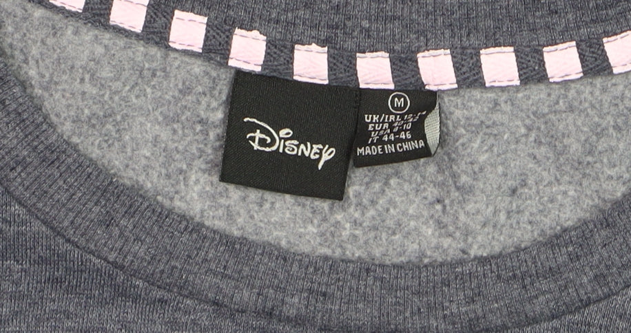 Disney Boys Blue Stitch Sweatshirt Medium Pullover Graphic Print