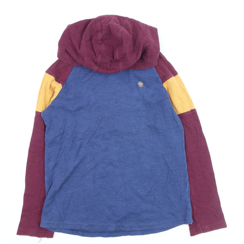 FatFace Boys Multicoloured Pullover Hoodie 12-13 Years Cotton Hoodie