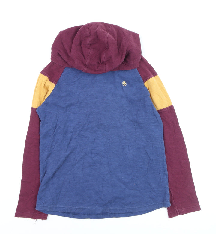 FatFace Boys Multicoloured Pullover Hoodie 12-13 Years Cotton Hoodie