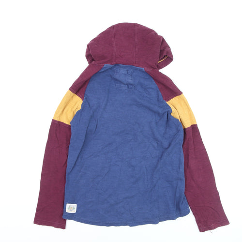 FatFace Boys Multicoloured Pullover Hoodie 12-13 Years Cotton Hoodie