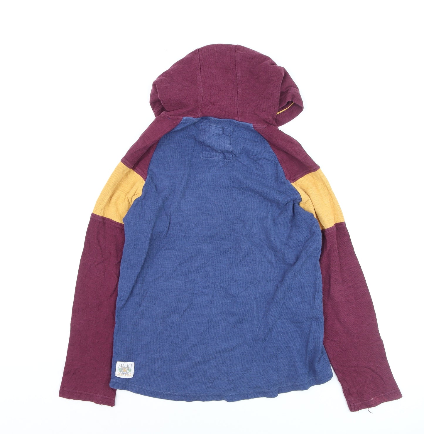 FatFace Boys Multicoloured Pullover Hoodie 12-13 Years Cotton Hoodie