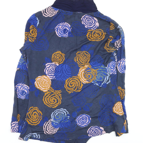 Joe Browns Womens Multicoloured Floral Cowl Neck Tunic Blouse Size 12