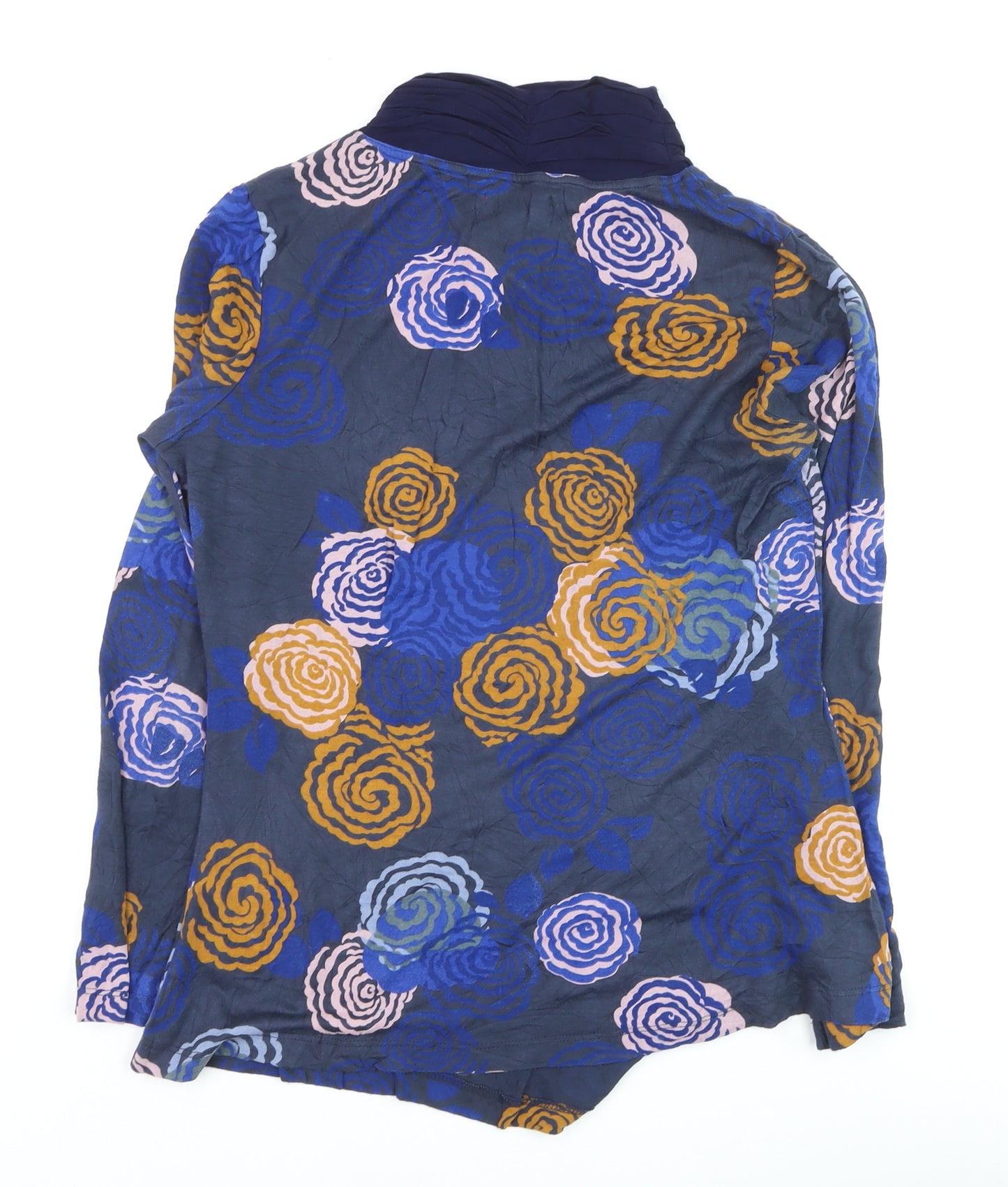 Joe Browns Womens Multicoloured Floral Cowl Neck Tunic Blouse Size 12
