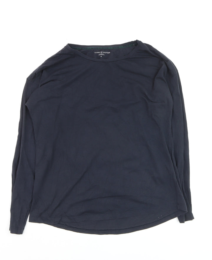 Tommy Hilfiger Men’s Blue Long Sleeve Cotton Top M