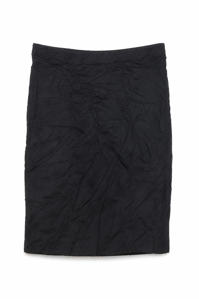 Front view of Red Herring Women's Black, size 8, Knee Length Pencil Skirt