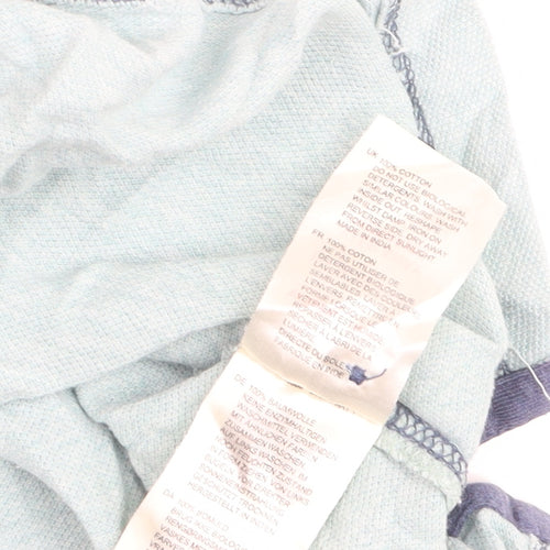 White Stuff Men's Blue Cotton Polo Shirt Size S Casual Summer Top