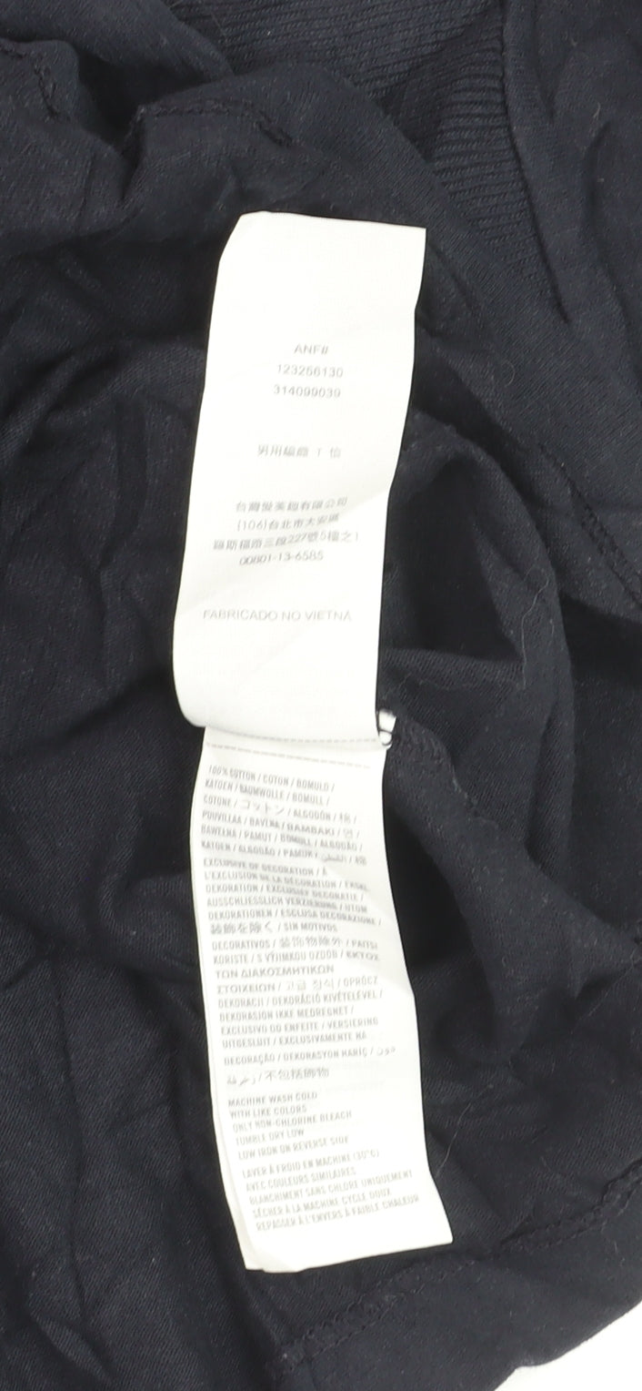 Abercrombie & Fitch Men’s Blue Cotton Crew Neck Pullover Jumper M