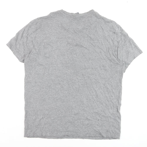 Champion Men's Grey New York 1919 Logo Graphic T-Shirt Size L