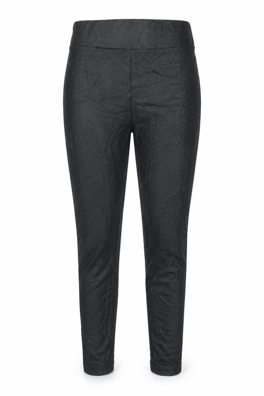 Next Petite Black High Rise Viscose Blend Ankle Leggings UK 6
